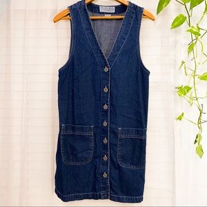 vintage jean dress